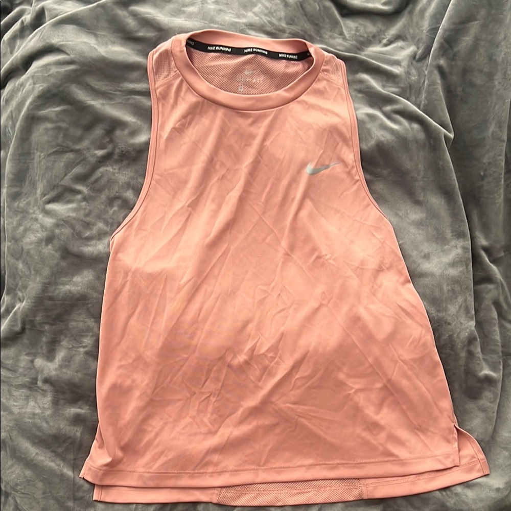 Nike Pink Muscle Tee Sleeveless Top